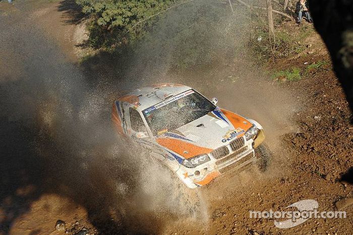 Jutta Kleinschmidt y Tina Thorner