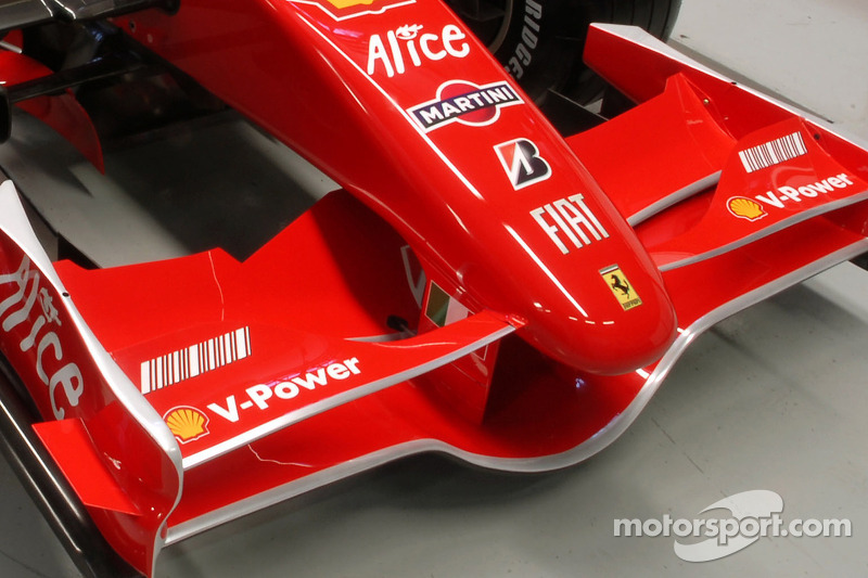 Detalle del nuevo Ferrari F2007