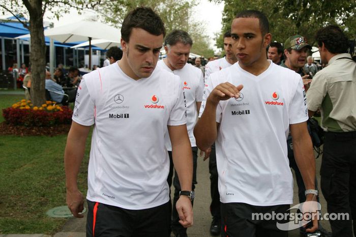 Fernando Alonso y Lewis Hamilton, McLaren Mercedes