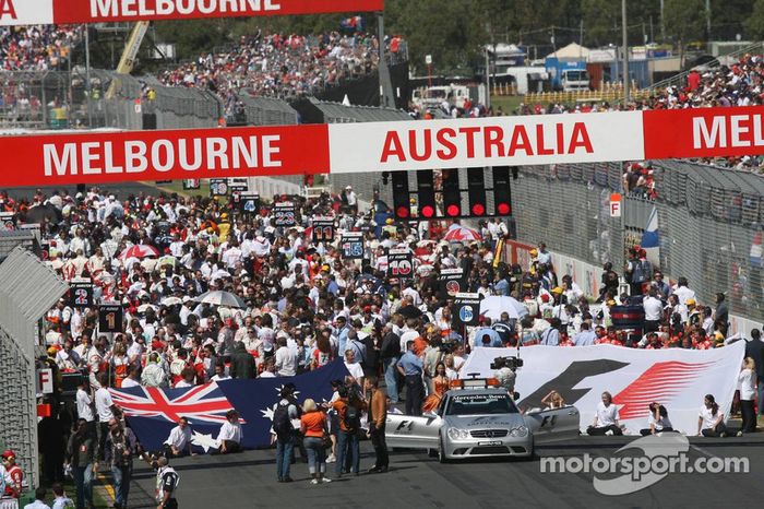 Actividad en la parrilla de salida