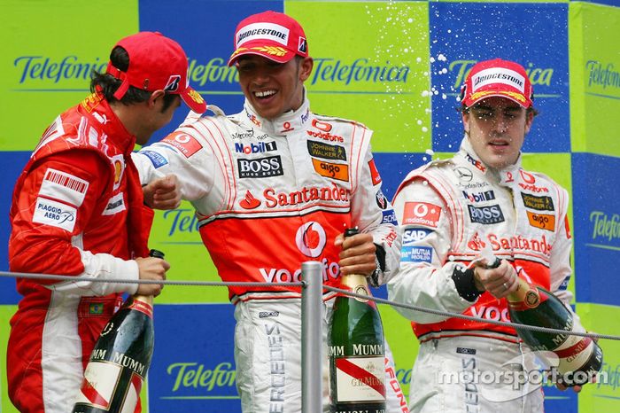 42- Fernando Alonso, 3º en el GP de España 2007