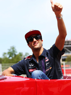 Даниэль Риккардо, Red Bull Racing на параде пилотов