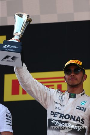 Segundo lugar, Lewis Hamilton, Mercedes AMG F1