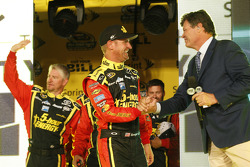 Clint Bowyer, Michael Waltrip Racing Toyota with Michael Waltrip