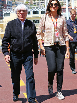 Bernie Ecclestone con Fabiana Flosi,