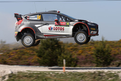 Robert Kubica y Maciek Szczepaniak, Ford Fiesta WRC