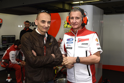 Claudio Domenicali en Paolo Ciabatti, Ducati Team