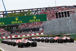 Max Verstappen, Scuderia Toro Rosso STR10, tijdens de start van de race