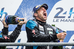Podium LMGT Am : champagne pour Patrick Dempsey