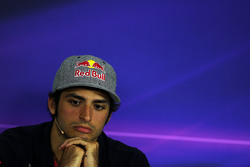 Carlos Sainz Jr., Scuderia Toro Rosso in de FIA-persconferentie