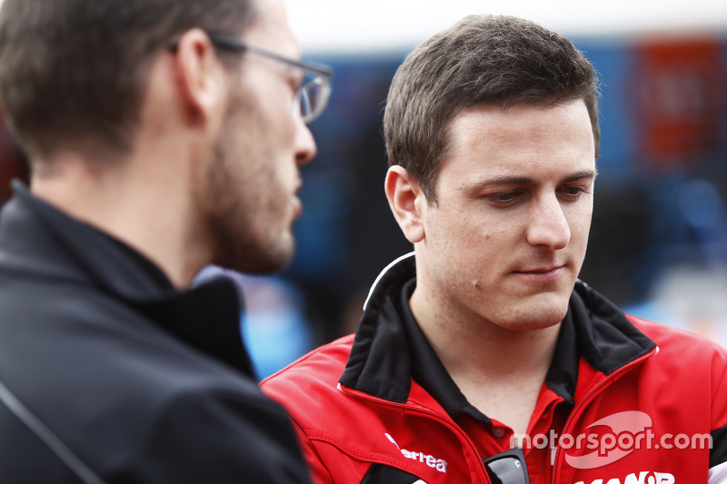 Fabio Leimer, in the GP2 paddock