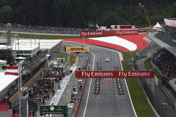 Les GP2 se préparent au départ