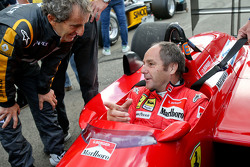 Gerhard Berger, Ferrari F1/87-88C alla Parata delle Leggende con Alain Prost