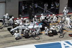 Felipe Massa, Williams FW37 faz o pit stop