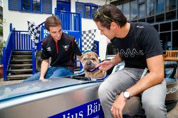 Jérôme d'Ambrosio, Dragon Racing e Nelson Piquet Jr., China Racing visitam o Battersea Dogs Home