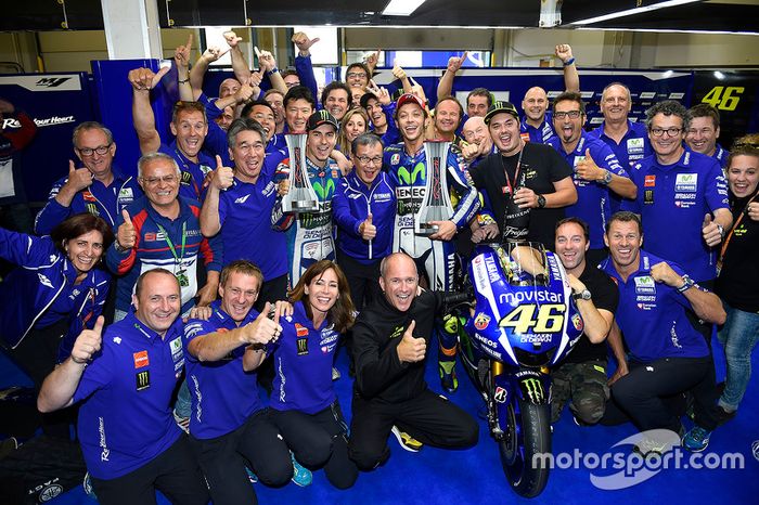 Ganador de la carrera Valentino Rossi, Yamaha Factory Racing