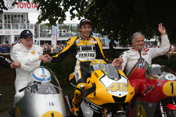 John Surtees, Valentino Rossi e Giacomo Agostini