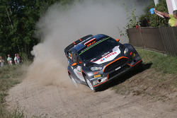 Robert Kubica et Maciek Szczepaniak, Ford Fiesta WRC