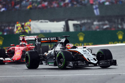 Nico Hulkenberg, Sahara Force India F1 VJM08 sous la pluie