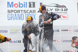 Race winners #158 Multimatic Motorsports Ford Mustang Boss 302R: Jade Buford, Austin Cindric