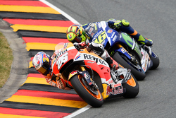 Dani Pedrosa, Repsol Honda Team y Valentino Rossi, Yamaha Factory Racing