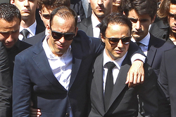 Pastor Maldonado et Felipe Massa assistent aux funérailles de Jules Bianchi à Nice