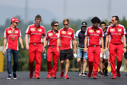 James Allison, Direttore Tecnico Ferrari and Sebastian Vettel, Scuderia Ferrari