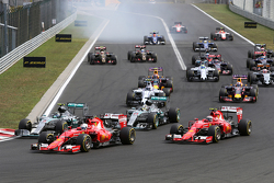 Старт гонки - Себастьян Феттель, Scuderia Ferrari