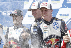 ganadores Jari-Matti Latvala y Miikka Anttila, Volkswagen Polo WRC, Volkswagen Motorsport