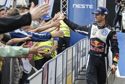 Second place Sébastien Ogier, Volkswagen Motorsport