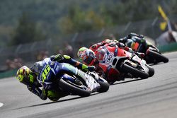 Valentino Rossi, Yamaha Factory Racing y Andrea Dovizioso, Ducati Team