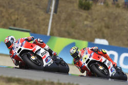 Andrea Dovizioso and Andrea Iannone, Ducati Team
