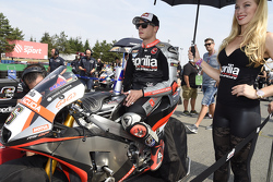Gridgirl of Stefan Bradl, Aprilia Racing Team Gresini
