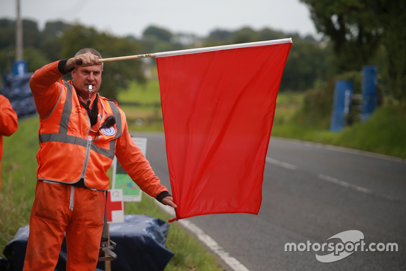 Red Flag for Andy Lawson's accident