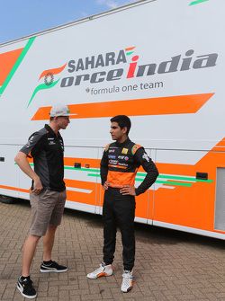 Jehan Daruvala and Nico Hulkenberg