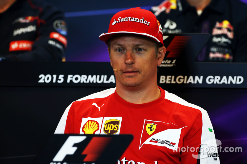 Kimi Raikkonen, Ferrari alla Conferenza Stampa FIA