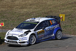Ott Tanak et Molder Raigo, M-Sport Ford Fiesta WRC