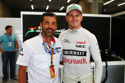 Patrick Dempsey, Actor con Nico Hulkenberg, Sahara Force India F1