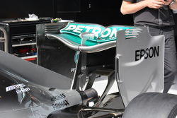 L'aileron arrière Mercedes
