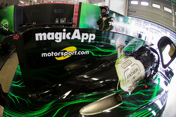Le logo Motorsport.com sur la #31 Extreme Speed Motorsports Ligier JS P2