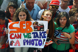 Des fans de Sebastian Vettel, Ferrari