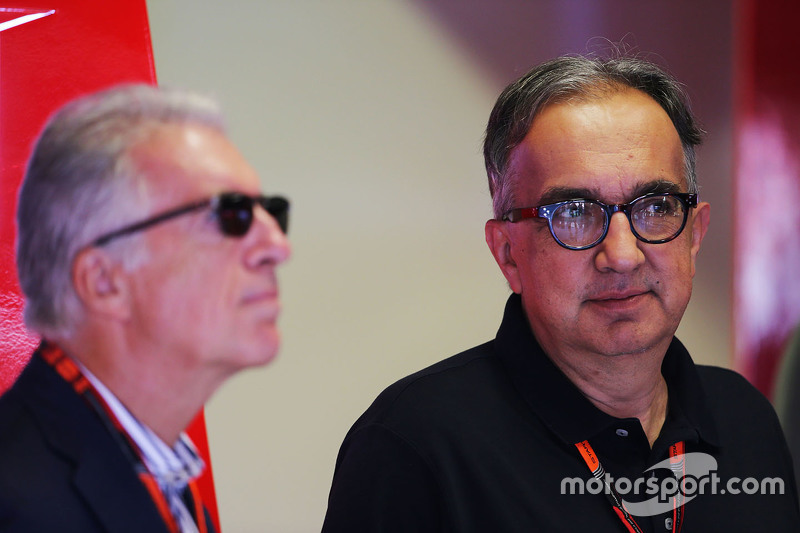 Piero Ferrari, Ferrari Vice-President with Sergio Marchionne, Ferrari President and CEO of Fiat Chrysler Automobiles