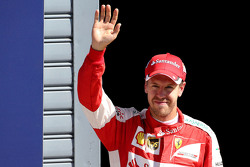 Tercer lugar, Sebastian Vettel, Ferrari
