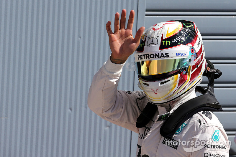 Polesitter Lewis Hamilton, Mercedes AMG F1 Team