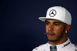 Lewis Hamilton, Mercedes AMG F1 lors de la conférence de presse de FIA