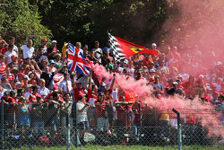 Les fans dans les tribunes