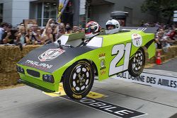 Alex Tagliani na Red Bull soap box race em Montreal