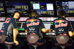 Christian Horner, Red Bull Racing teambaas op de pitmuur