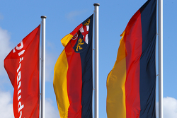 Nürburgring and Germany flags