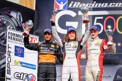 Podium: Max Defourny, ART Junior Team, second place Jehan Daruvala, Fortec Motorsports, third place Kevin Jörg, Josef Kaufman